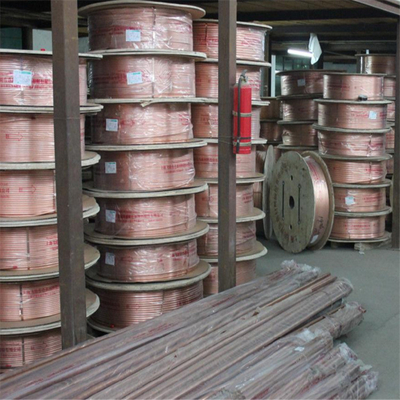 C27000 Ống đồng công nghiệp 1/4 &quot;3/8&quot; Máy làm mát không khí Ống đồng có thể uốn cong